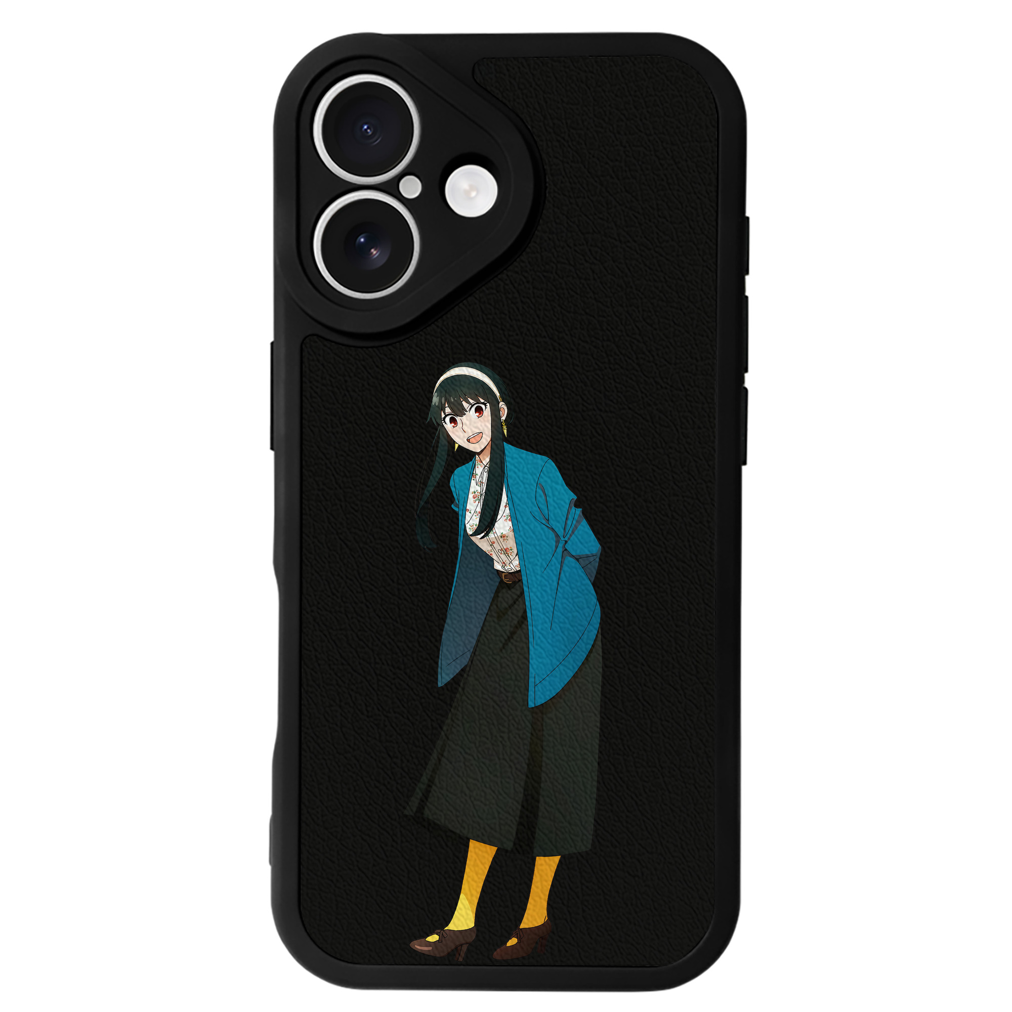（画像用） SPY×FAMILY间谍家家酒 【iPhone 16シリーズ対応】シリコンスマホケース（レザー調） 材質：シリコン